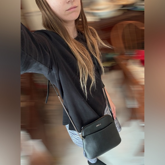 Furla Dome Leather Crossbody Bag - Picture 4 of 15